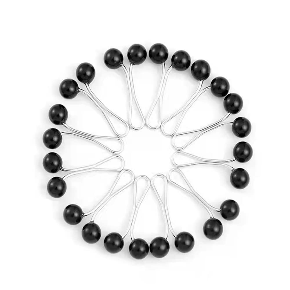 12Pcs Muslim Hijab Pins Set – Pearl & Metal Scarf Clips, Brooches For Hijab, Shawl, Headscarf (Multi-Use)