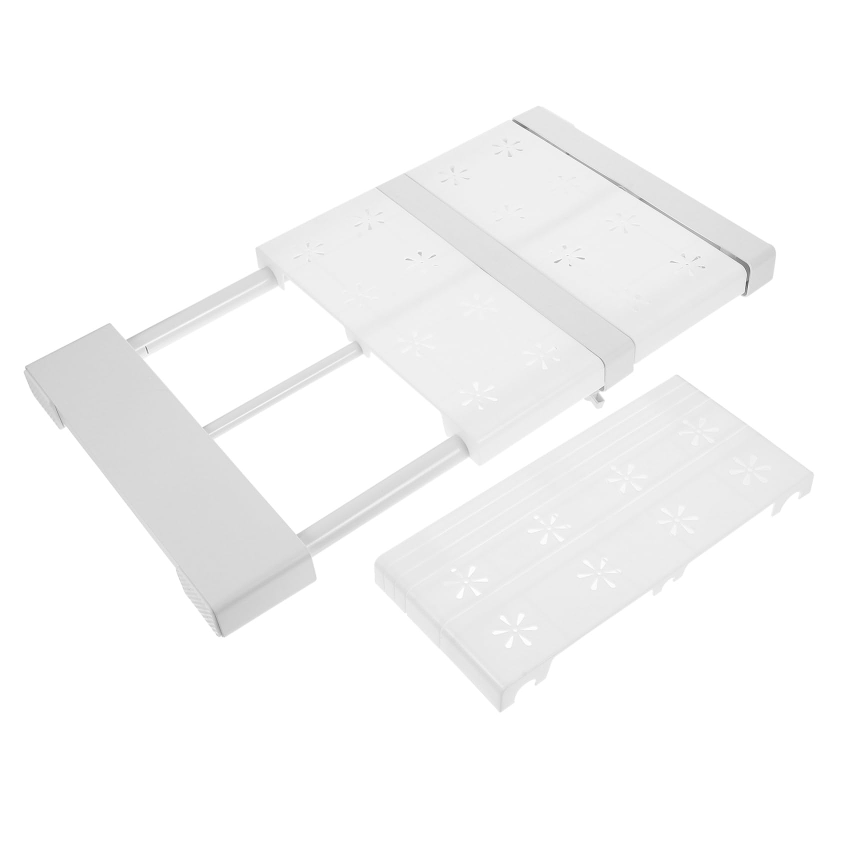 Cabilock Telescopic Storage Rack Closet System Shelf Divider Wardrobe Expandable Shelf