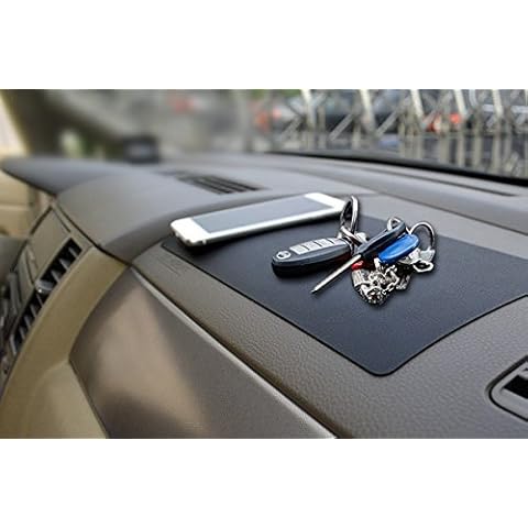 XFAY Non-slip Silicone Car Dashboard Sticky Pad Anti Slip Mat Adhesive Mat for Mobile Phones, Glasses, Keys, Coins, Electronic Devices size:27cm*15cm Cover