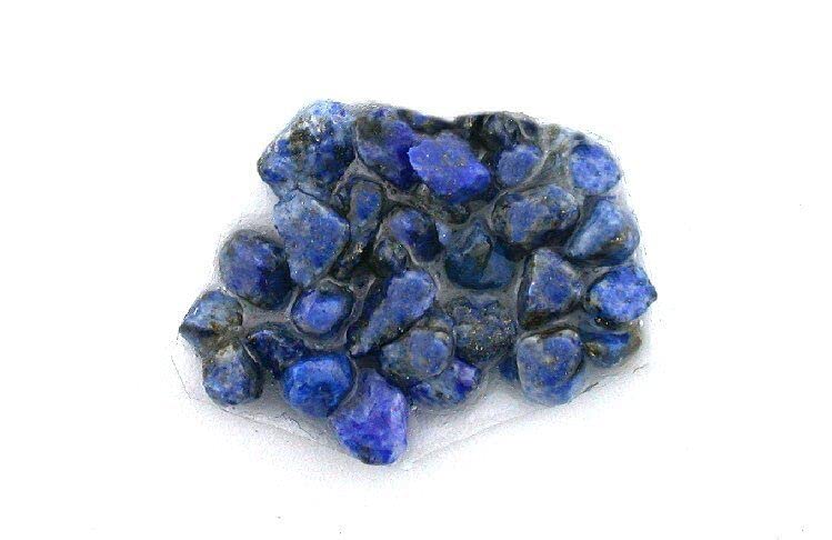 1/2 Ounce No Dye Lapis Lazuli Chip No Powder Inlay Sand Painting 6mm and Less