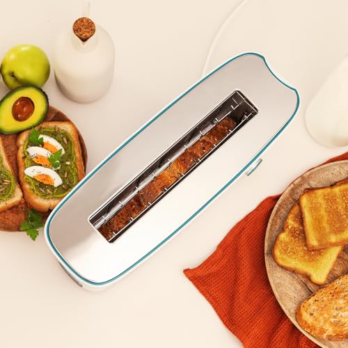 Cecotec Grille pain Toast&Taste Extra W de puissance Double fente pour pains épais Système d'auto centrage 7 Positions de grillage Éjection automatique Bac à miettes - vue 5