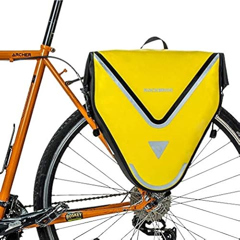 ROCKBROS Fahrrad Gepäckträgertasche Fahrradtasche 100% wasserdichte Transporttasche Hinterradtaschen Cover