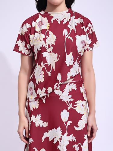Image of PURVAJA Women's Regular Midi Printed Co-Ords