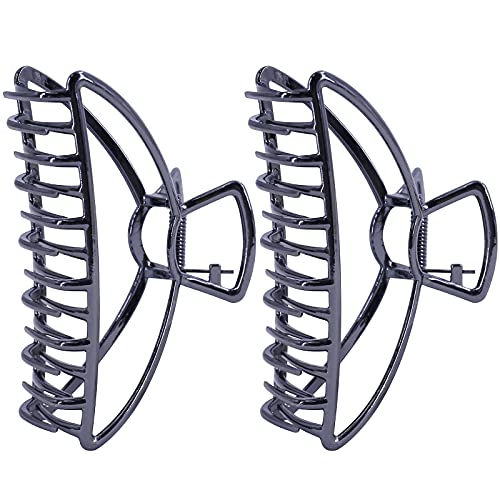 2 PACK 3.8'' Metal Hair Claw Clips,…