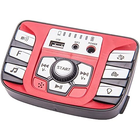 jiaruixin 24V Children Electric Vehicle Power Medium Control Switch Multi-Function Bluetooth Connection Music Power Display Circuit Board Centre Panel Powered Wheel Replacement Parts Cover