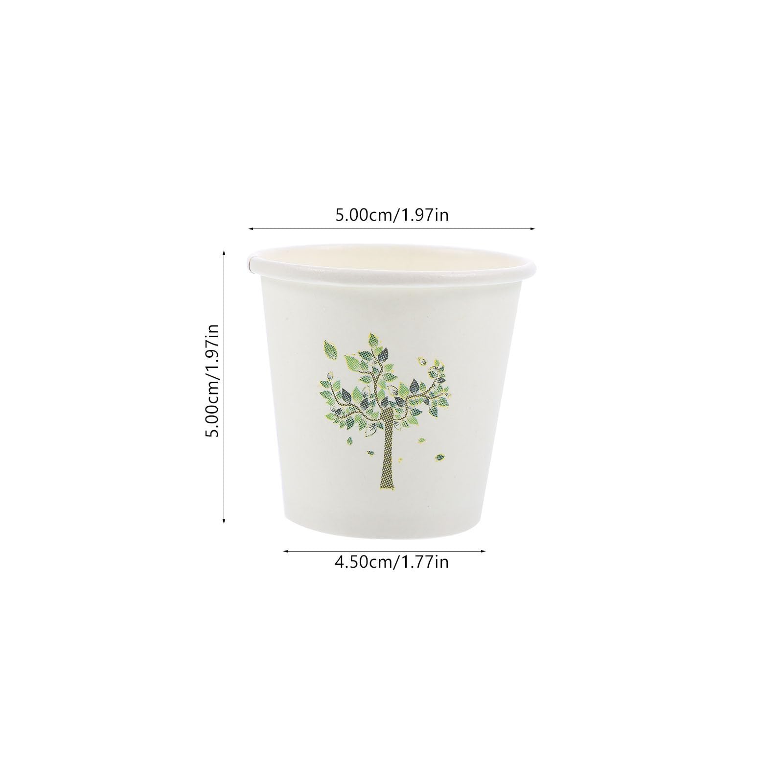 Vasos de Papel 3 Oz 60ml 500 Pcs para Bebidas Seguros e Higiénicos en Fiestas y Eventos Sociales