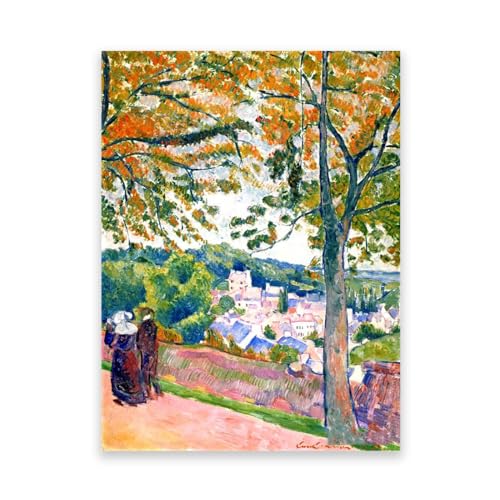 Impression sur toile Émil Bernard 60x90cm reproduction peinture célèbre art mural sans cadre