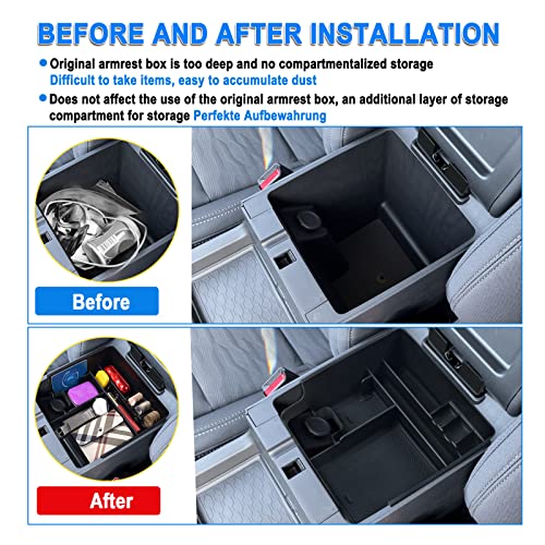 SHAOHAO For 2023 2022 Nissan Frontier Center Console Organizer, For