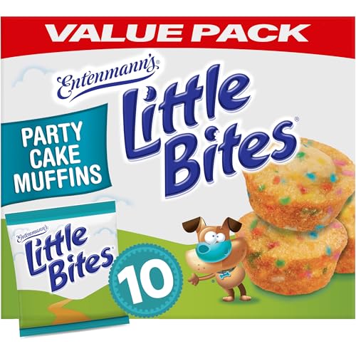 Entenmann's Little Bites Party Cake Mini Muffins, 10 Pouch