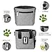 Siolviento Dog Treat Pouch with Magnetic Closure - 3 Ways to Wear Dog Training Treat Bag with Waist Belt, Shoulder Strap & Metal Clip, Built-in Poop Bag Dispenser, Hands-Free Dog Training Treat Pouch