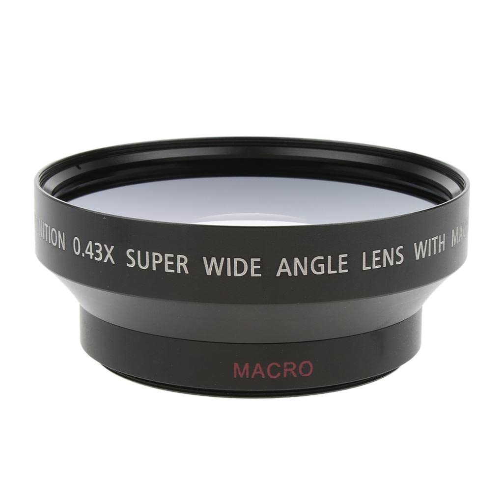 Objectif Convertisseur Grand Angle et 62 Mm 0,43x pour Appareils Photo Numériques DV 0,43x67