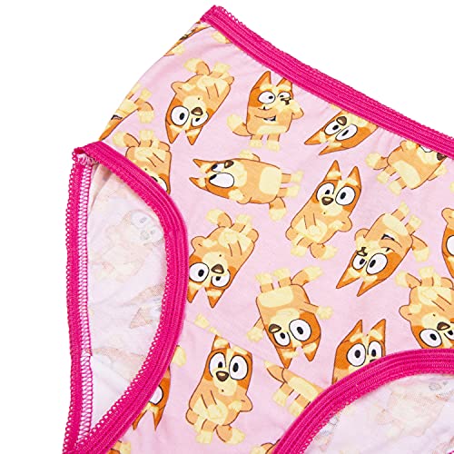 Bluey Girls' Amazon Exclusive Panties and Girlshort with Bingo, Bandit and More, Sizes 2/3t-82