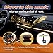Car Cymbal Air Vent,mini cymbal for car，car crash cymbal，cymbal for car vent,Compact Car Accessory for Most Vehicles, Easy Installation and Rugged - Gold