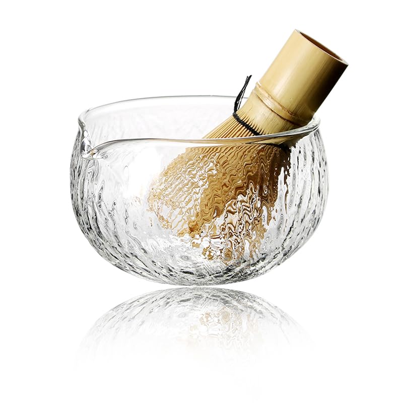 Bol matcha anti-goutte mocrcrel avec fouet traditionnel pour mélanger sans grumeaux