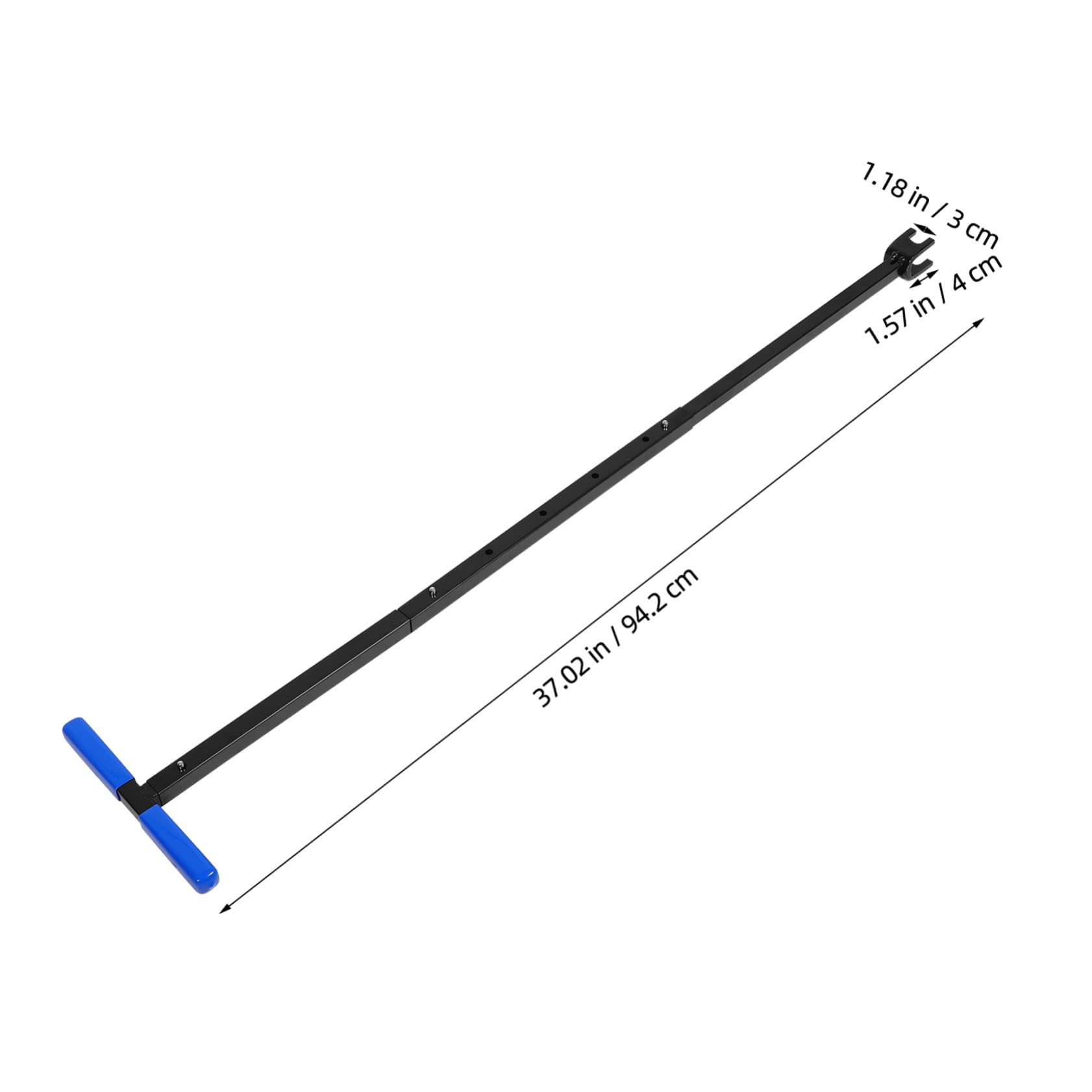 Llave para Válvula de Agua Extensible con Mango T Resistente y Duradero Herramienta Segura para Abrir y Cerrar Medidores y Válvulas Exteriores para Jardín y Fontanería