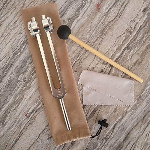 Tuning Fork Om 136.1Hz Tuning Fork, Chakra Tuning Energy Forks, Effective For Immune System And Circulatio, Perfect Healing Musical Instrument #TOP6