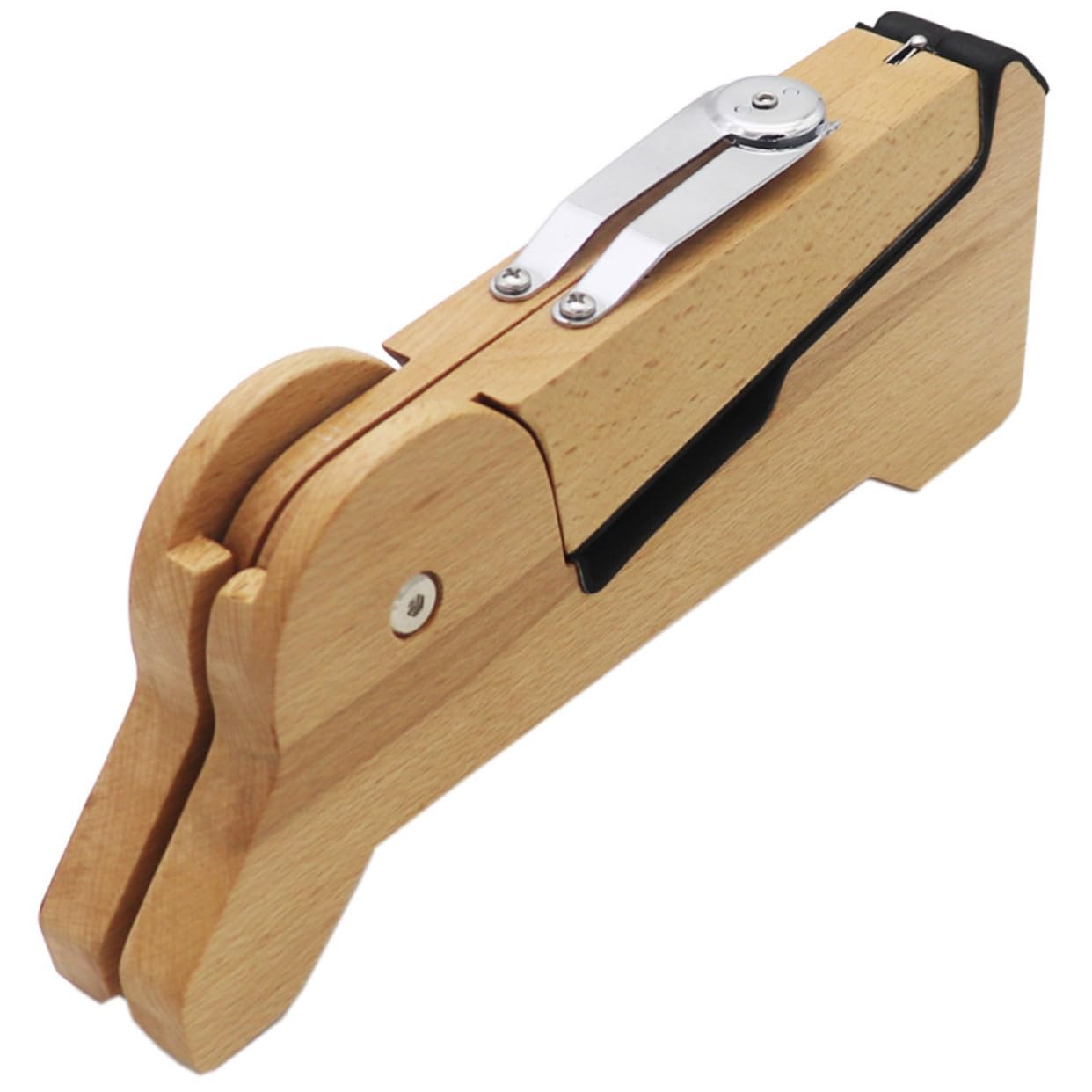 BESPORTBLE Supporto Per Chitarra in Legno Pieghevole, Porta Strumenti Da Pavimento Per Chitarra Classica, Elettrica e Basso, Supporto Portatile Multifunzione Per Esposizione a Casa, Negozio e Palco