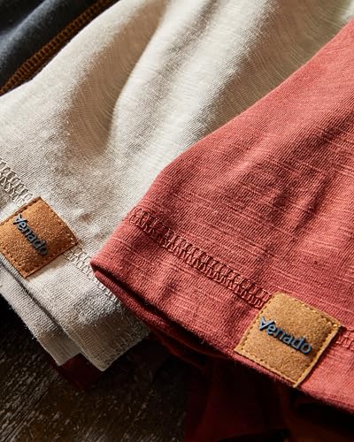 Venado Henley Long Sleeve Shirts for Men - Mens Henley with Flex Material4