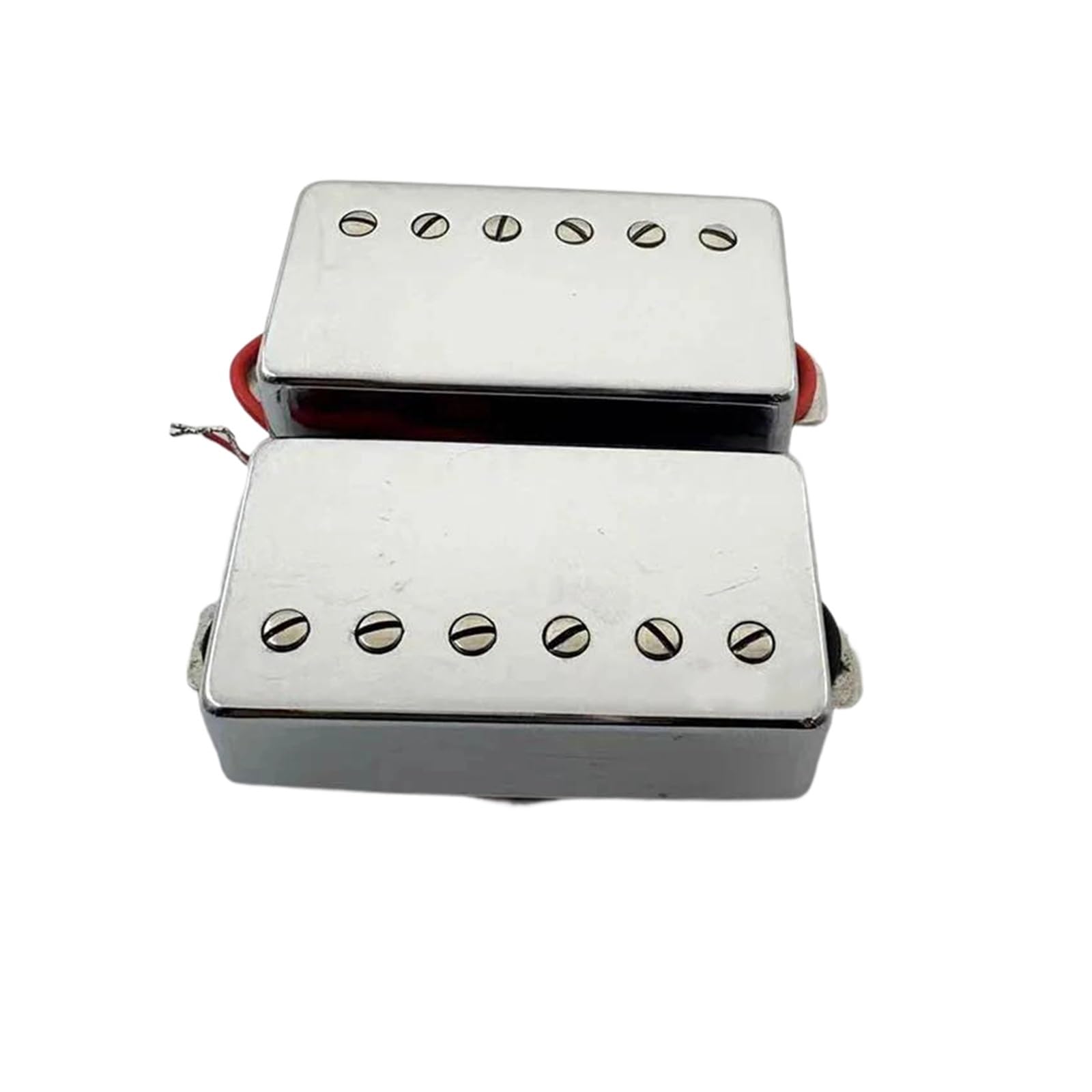 Przetwornik Gitary Elektrycznej Pasywne Przetworniki Humbucker 57/66 Akcesoria Do Gitary Elektrycznej I Basowej Złote Srebrne(Silver)