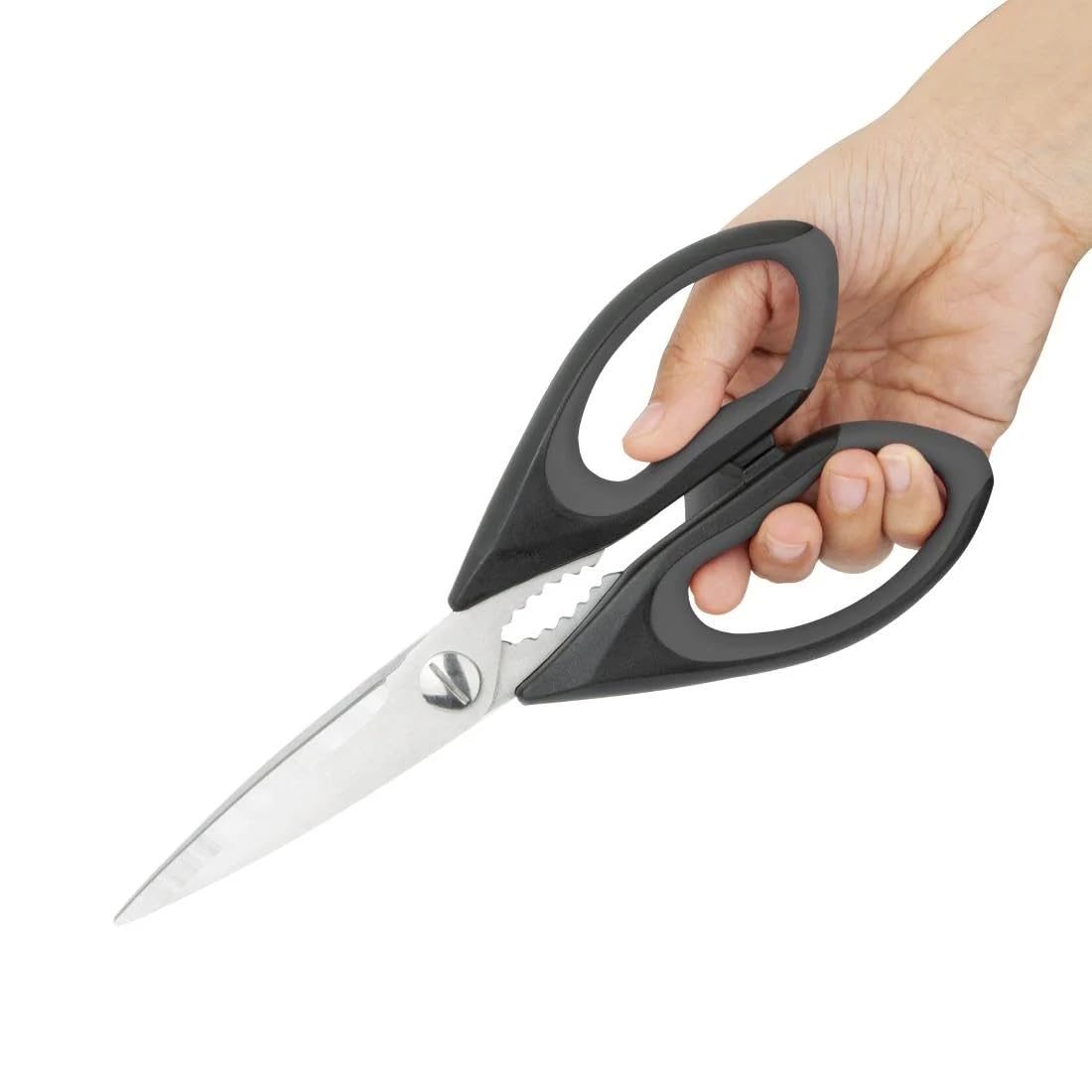 Vogue Heavy Duty Stainless Steel Professional Kitchen Scissors, Silver - Image 4