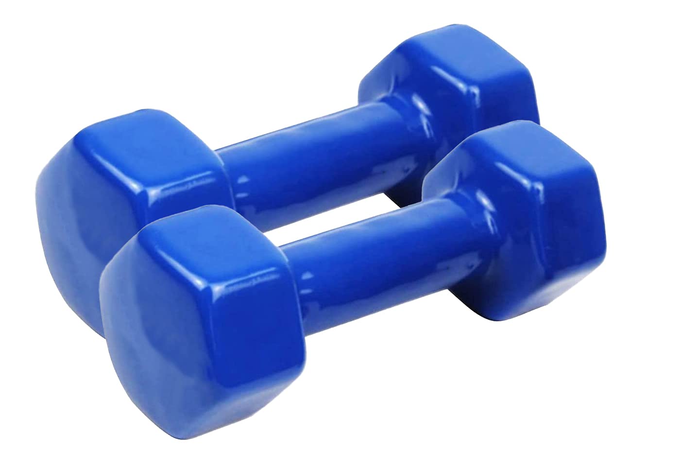 Coppia Pesi palestra 6kg manubrio antiscivolo esagonale gommato allenamento