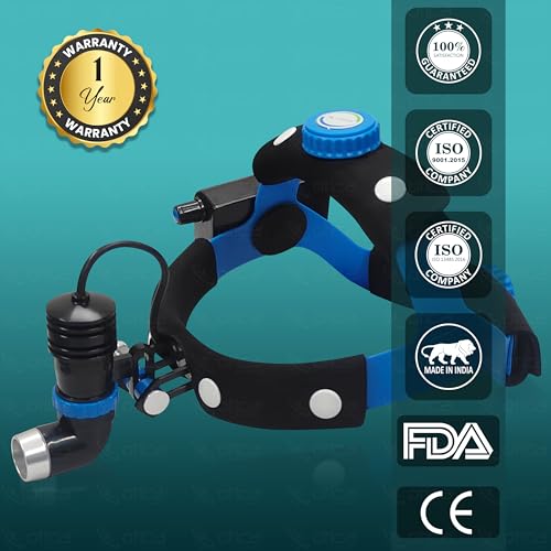 Image of OTICA 10 Watt ENT Surgical LED Headlight for Doctors Hospital and Multi Purpose (Adjustable Focus of Light)