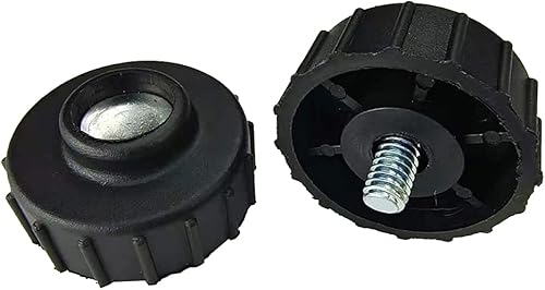 Paquete de 2 perillas de retención de rosca a mano derecha para Bolens BL110 Robi Crafsman MTD McCulloch RemingtonYard John Deere 308042002 UP04273