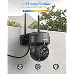 TOAIOHO-2K-OutdoorIndoor-WiFi-Surveillance-Camera-Colorful-Night-Vision-360-Full-Protection-Bi-directional-Audio-Motion-Alert-AndroidiOS