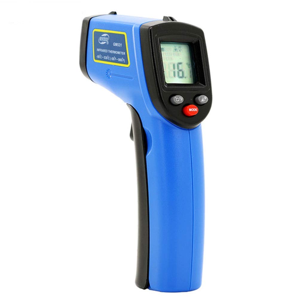 LIN HE SHOP LCD Infrared Thermometer,Electronic Thermometer Gun,Non-contact,No Battery,-50-530℃
