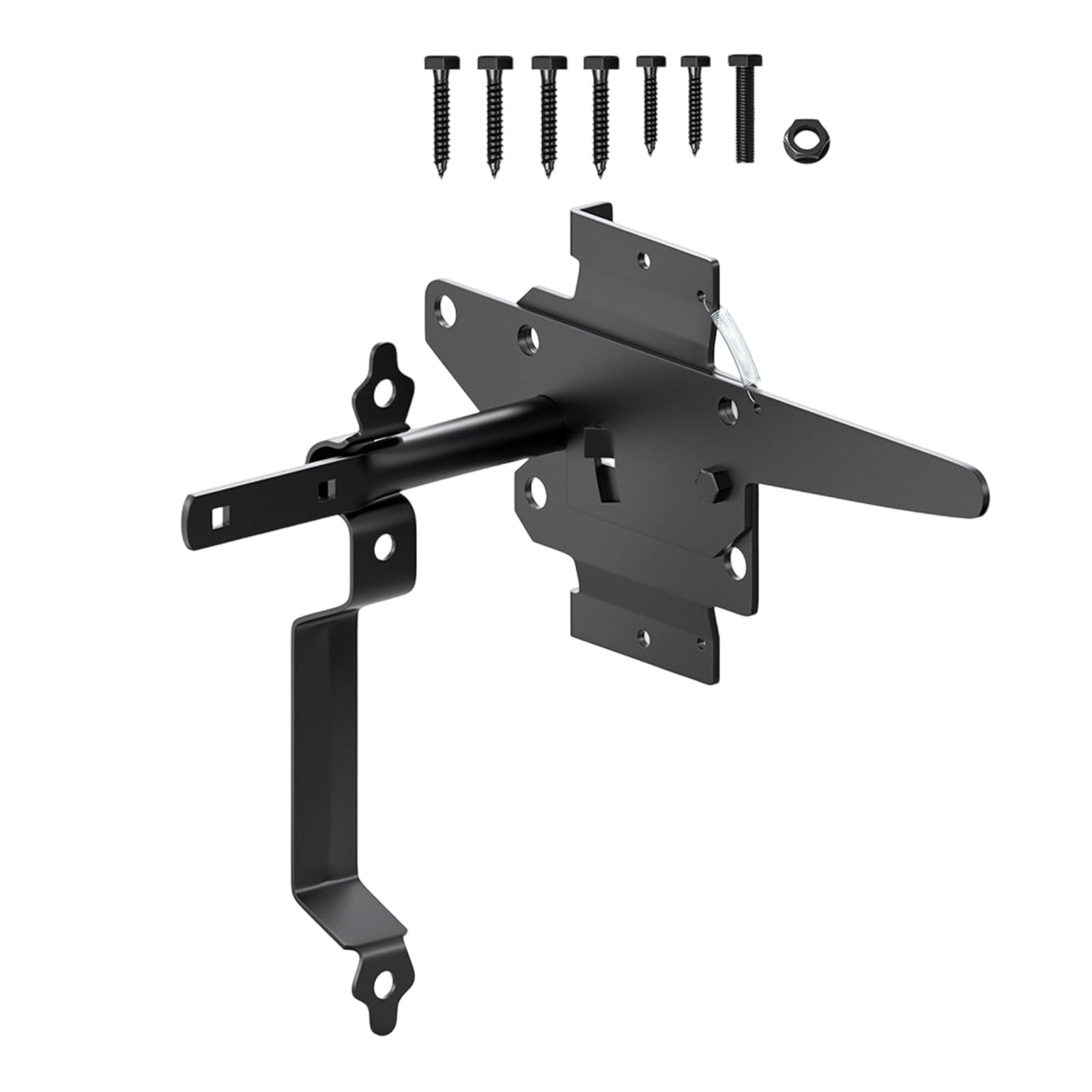 Tsophreniq C Auto Locking Gate Latches Outdoor Fence Gate Automati Closing Door Hardware Heavy Duty Latches Iron Security Heavy Duty Iron Security