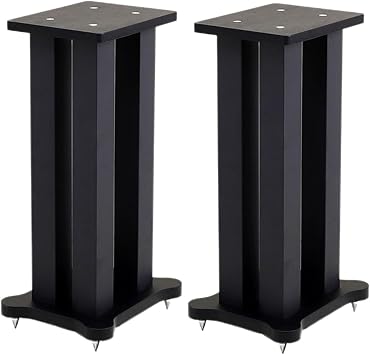 SFKLYU 1 Pair Universal Speaker Stands Bookshelf Speaker Stand Universal Fillable Speaker Floor Stands for Surround Sound Studio Monitors,30 * 35cm,60CM