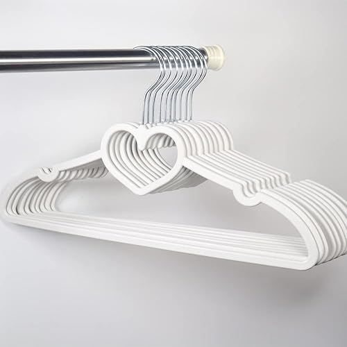 Lindas perchas estéticas para ropa que ahorran espacio, perchas de plástico para armario, camisas, abrigos, perchas organizador de ropa, Kawaii para