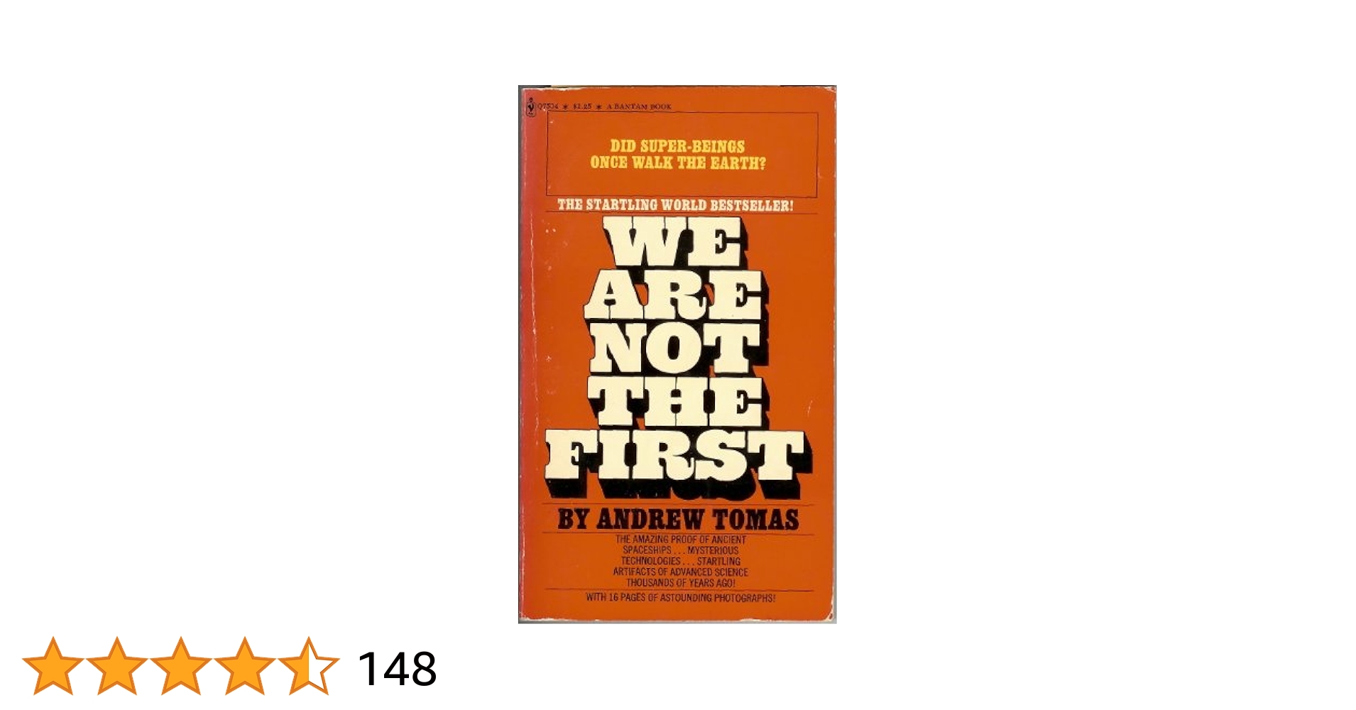 Amazon.com: We Are Not the First: Andrew Tomas: Libros