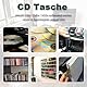 ACTIUSIS CD Tasche, Aufbewahrungstasche für 40 Discs, CD DVD Discs,CD Aufbewahrungstasche für Auto und Zuhause, Grün