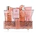 SALSA - ESSENCE OF BEAUTY - Duschset Geschenkset f&uuml;r Frauen in dekorativen Korb mit Duschgel, Schaumbad, Bodylotion & Peeling, Badeset als luxuri&ouml;se Geschenkidee f&uuml;r Damen Duft: Vanilla & Sweet Almond