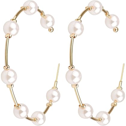 Amazon.com: Lele Sadoughi Women's Freshwater Pearl Medium