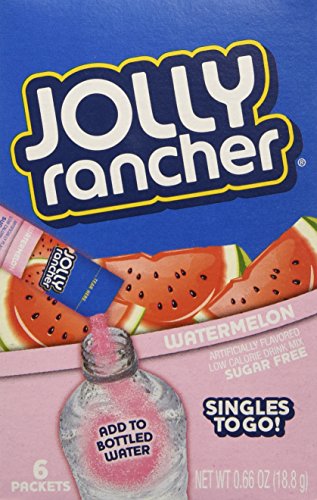 Jolly Rancher Singles to Go Drink Mix Packets Watermelon