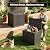 35 Gallon Deck Box Outdoor Waterproof, Resin Storage Box Outdoor Lockable, Multipurpose Outside Container for Patio Cushions, Garden Tools & Package Drop, UV & Fade Resistant, Black