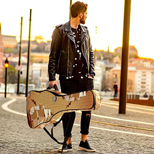Hondank Housse pour guitare acoustique – Noir et blanc – Motif pirate nautique – 1 cm d’épaisseur, Multicolore 06, 42… - Les Beatles, Paul McCartney, John Lennon, RIngo Starr, George Harrison Hondank Housse pour guitare acoustique - Noir et blanc - Motif pirate nautique - 1 cm d'épaisseur, Multicolore 06, 42… – Image 7