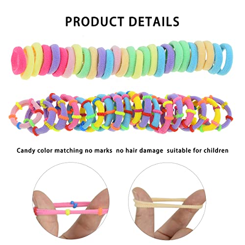 780Pcs Colorful Rubber Elastic Toddler Hair Bands Clips For Girls,Ponytail Holder Hair Clips,Mini Hair Claw Clips,Hairband Set Personality Gift For Kids… (780 Pcs) #TOP3