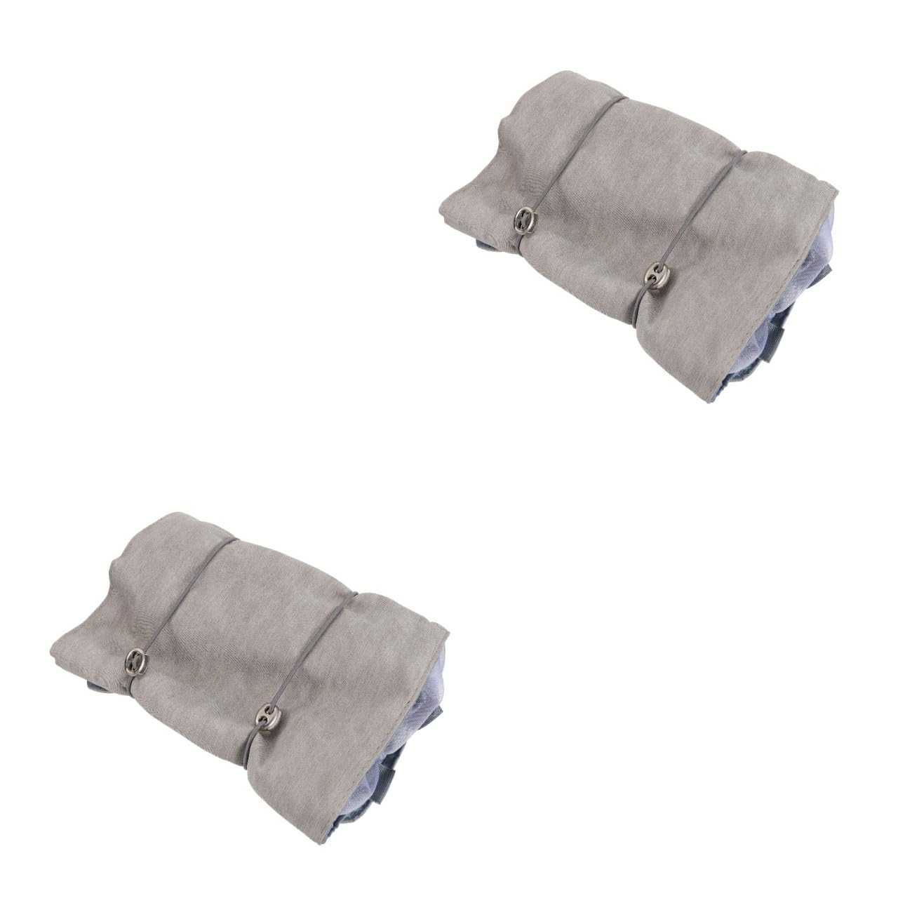 Beaupretty Lot de 2 Trousses de Toilette Portables en PU Capacité pour Voyage Maquillage Mini Détachables