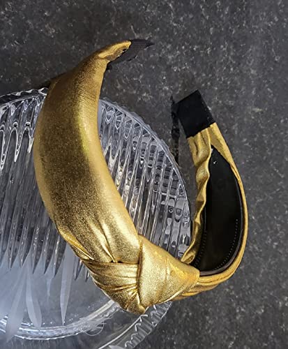 Image of Elegant&Exclusive Women's Fashion Chain Stones Hairbands /Headbands from Our Embellished Collection Useful for Girls & Women (Gold Metallic)