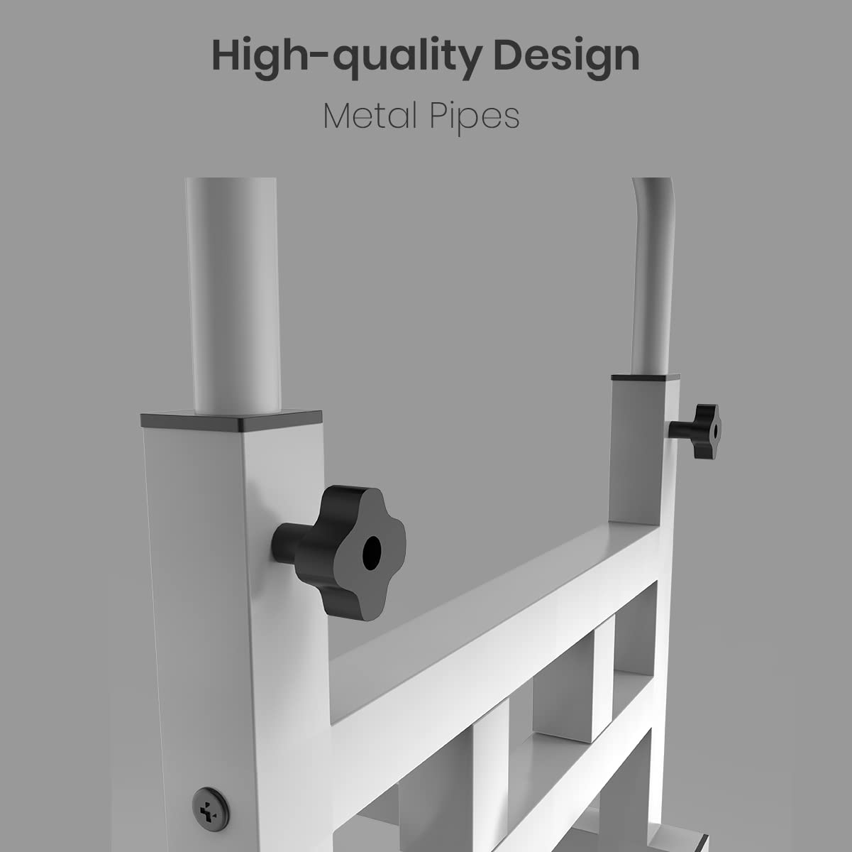 Portronics My Buddy D Wood Multipurpose Movable & Adjustable Table for Computer & Laptop(Black) 40D x 60W x 80H Centimeters 24 51TJroTemqL. SL1201