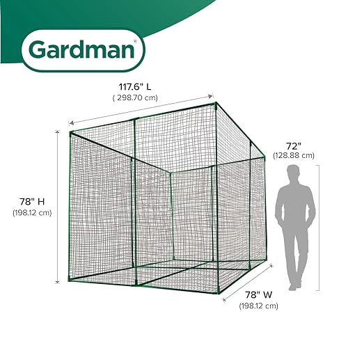Gardman 7662 Fruit Cage Large, 118" Long x 79" Wide x 79" High - Thumbnail 4