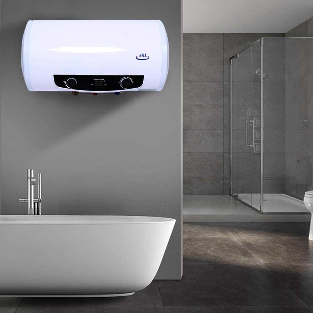 1500W 50L Instant Electric Tankless Mini Hot Water Heater, IPX4, Over-temperature automatic power-off, for Home, Kitchen, Bathroom, Wet Bars, Schools, Hospitals, Hair Salons