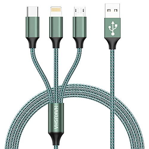 HAKUSHA USB-C-auf-Lightning-Kabel, [2M] MFi-zertifiziertes USB-Typ-C-auf-Lightning-Schnelllade-Nylonkabel für iPhone 12/12 Mini/12 Pro/12 Pro Max/11/11 Pro/11 Pro Max/XS Max/XS/XR /X/SE2/8 Plus/8 Cover
