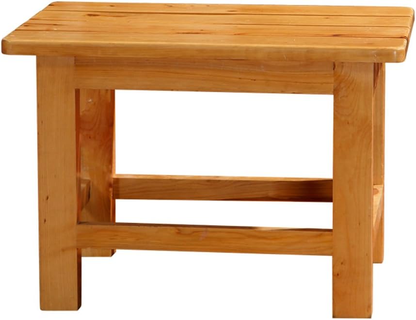 FJXLZ® Shower chair, Solid wood Anti-corrosion Waterproof Bathroom Old man Bath chair 40x27x27cm Detachable, lightweight