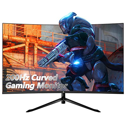 Z-Edge UG32F 32-inch Curved Gaming Monitor 16:9 1920x1080 200Hz Frameless LED Gaming Monitor, AMD Freesync Premium Display Port HDMI Built-in Speakers by Z Z-EDGE - Used condition - US$233.66