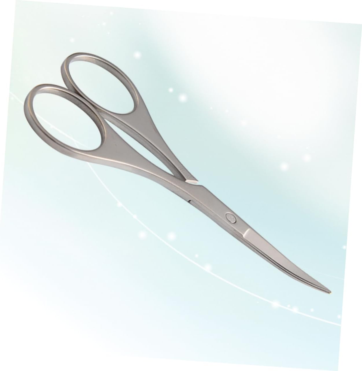 1Pc Stainless Steel Nose Hair and Eyebrow Scissors Trimming Tool for Safe Painless Grooming with Rounded Tips for Men and Women for Delicate Areas