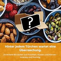 BOXILAND® Früchte Nüsse & Kerne Adventskalender 2026 Bio 24 Snacks Nussmix – Ansicht 3